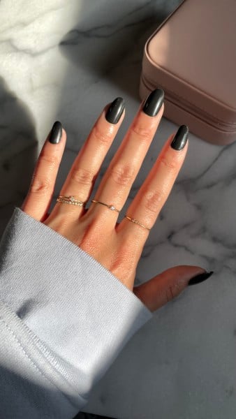 Résultat après pose faux ongles gel souple Glow Nails - effet salon