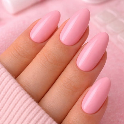 Yaya — Faux Ongles Rose Bébé Amande Long