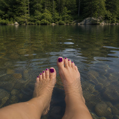 Ultraviolet - Faux Ongles Pieds Carre Court