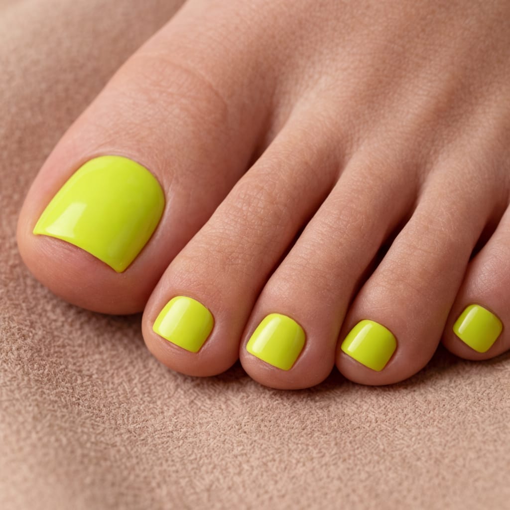 Ibiza - Faux Ongles Pieds Carre Court