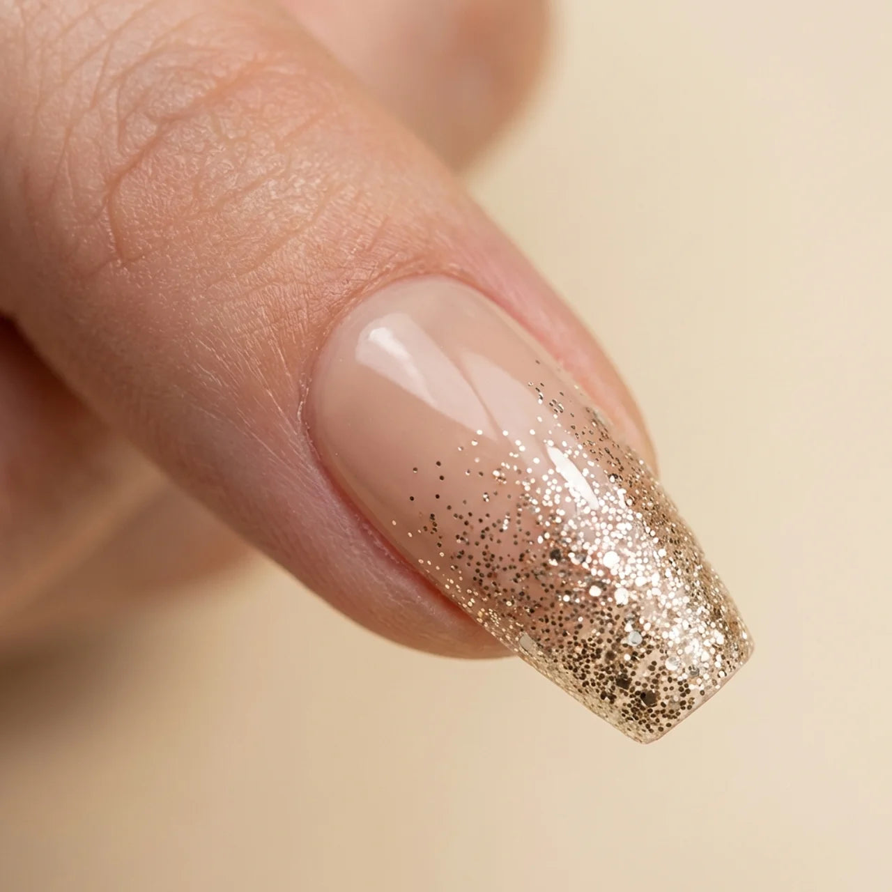 Like A Star press on nails ballerine long - vue de profil