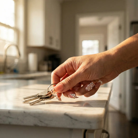 Sweet Savage - faux ongles marron carré long glossy en gel souple | Glow Nails