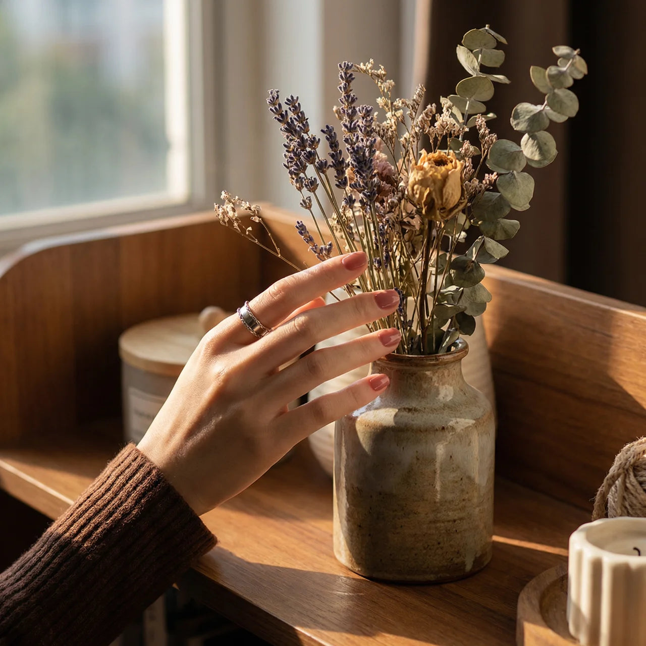 Osada faux ongles réutilisables - rendu naturel nude et rose