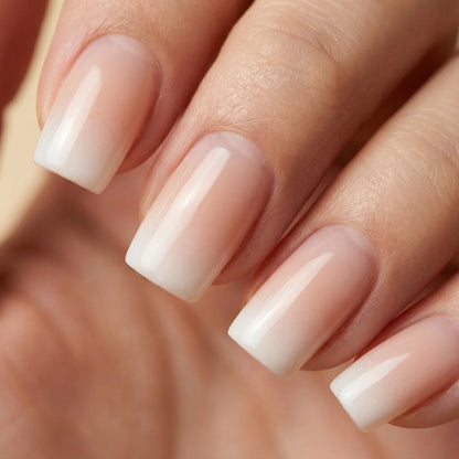 Mini Boomer press on nails carré court - vue de profil