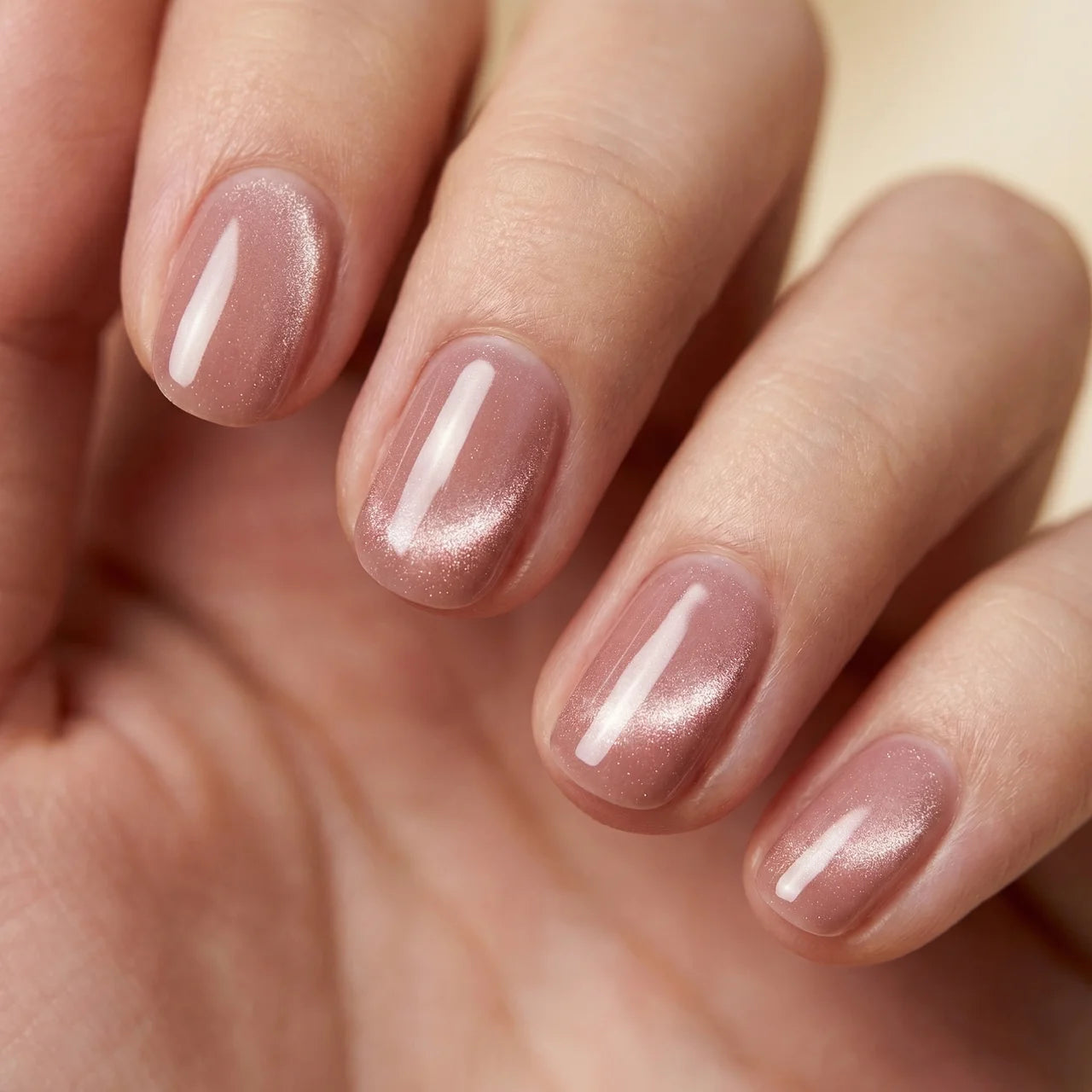 Orion press on nails ovale extra court - vue de profil