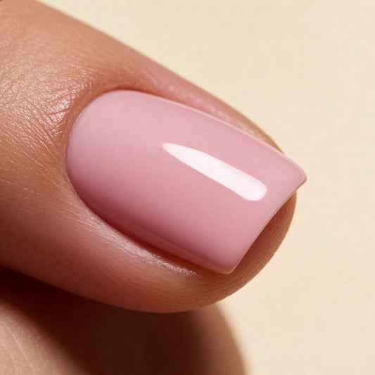 Sweet faux ongles réutilisables - rendu naturel rose